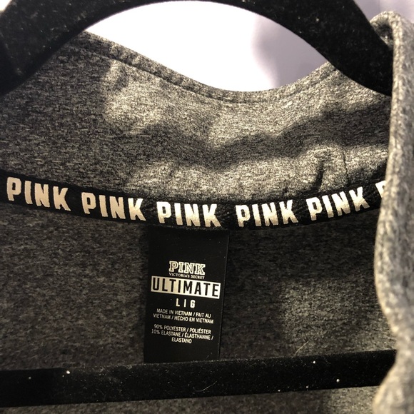 PINK zipper sweater - Picture 2 of 2